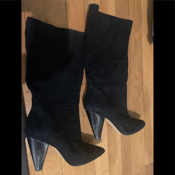 parker suede boot something navy